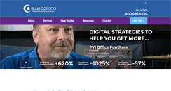 Desktop Screenshot of bluecorona.com